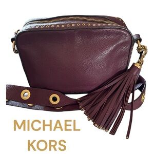 Michael Kors Plum Crossbody EUC